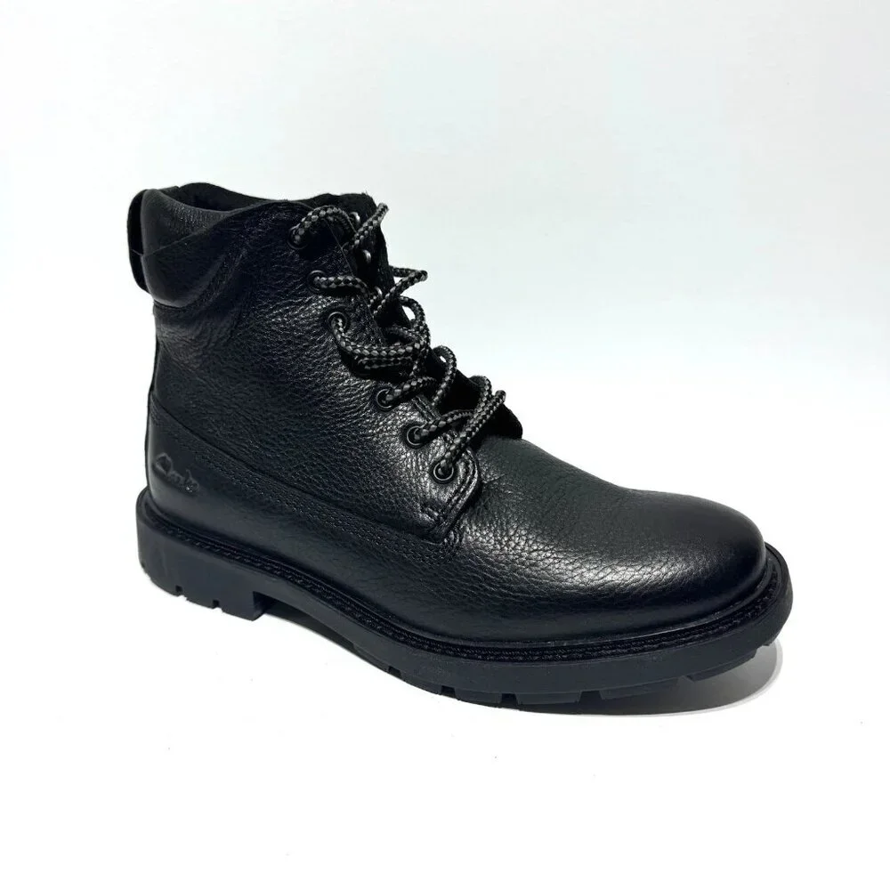Clarks Mens Craftdale 2 Mid Boots Black Size 8 M